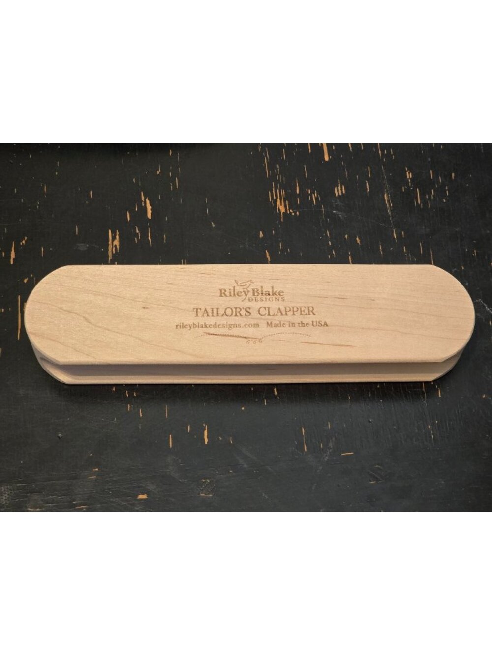 Riley Blake Designs Wooden Tailor's Clapper Made In USA For Crisp Pressed Seams